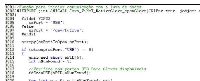 Código de Programação